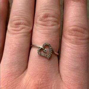 Diamond Heart Ring